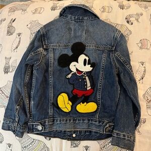 Gap kids Disney denim jacket size 4